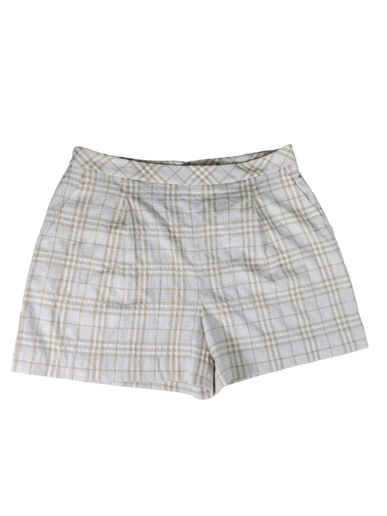 Alex Marie Pants - Alex marie Womens Shorts Plus Size 18 Stretch khaki/ ivory NWT  08
